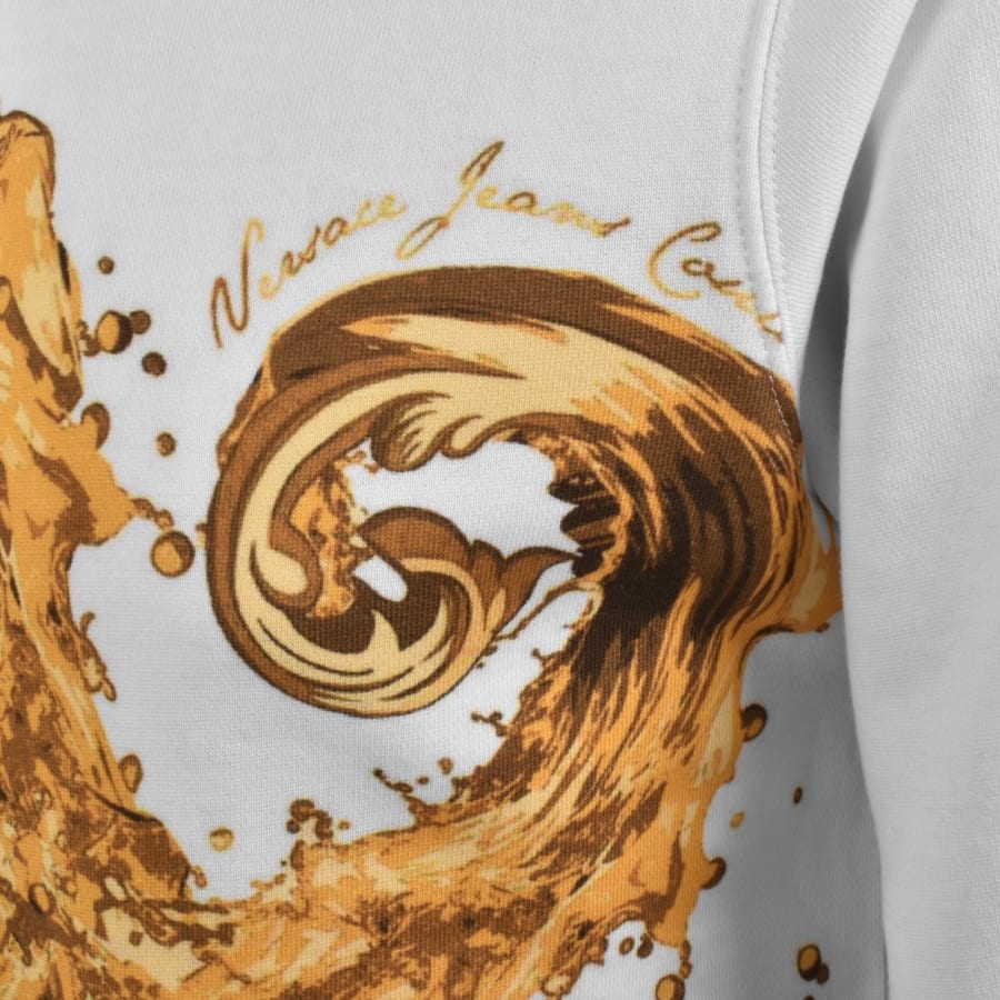 Versace Jeans Couture Logo Sweatshirt White | Mainline Menswear us